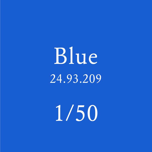 GLACIER BLUE GLOSS <br>Musical box <br>Limited Edition 1/50