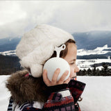 Sie Spieluhr SNOWBALL, Buche weiß lackiert