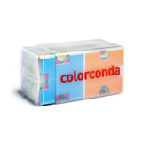 Die praktische Verpackung des Dominospiels COLORCONDA