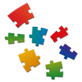 Puzzleteile aus dem Farbkreispuzzle COLOURING